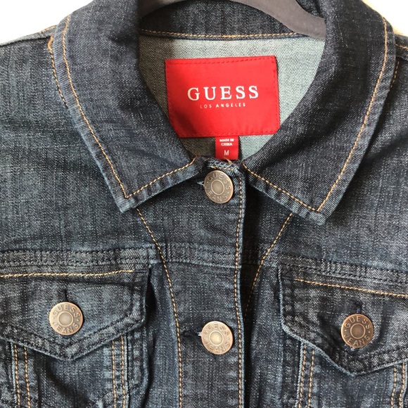 Guess Dark Denim Jacket - Picture 2 of 6